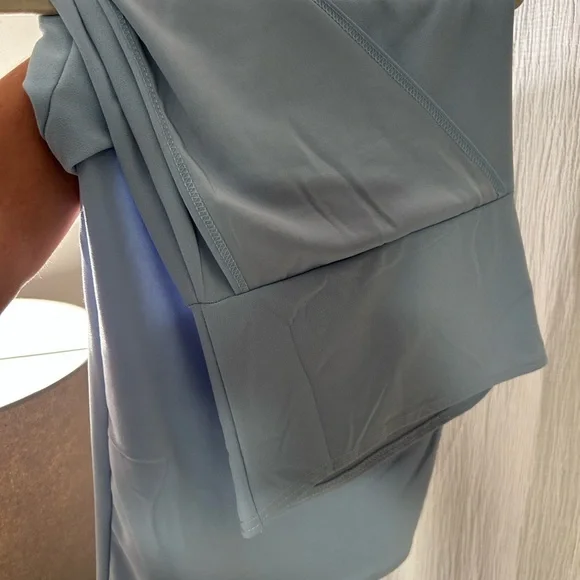 PrettyLittleThing Blue One Shoulder Sheath Dress - Picture 3 of 4